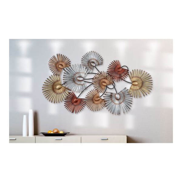 Leaves Metal Relief Wall Decoration | Gilde| Image 2
