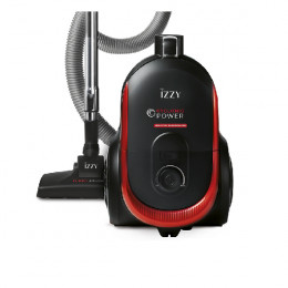 IZZY 224130 Vacuum Cleaner with Bagless, Red  | Izzy