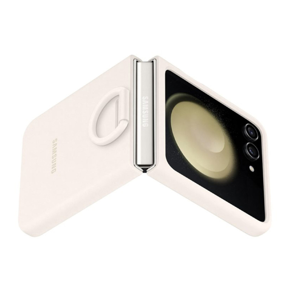 SAMSUNG PF731TUEGWW Silicone Case for Samsung Flip 5, Cream