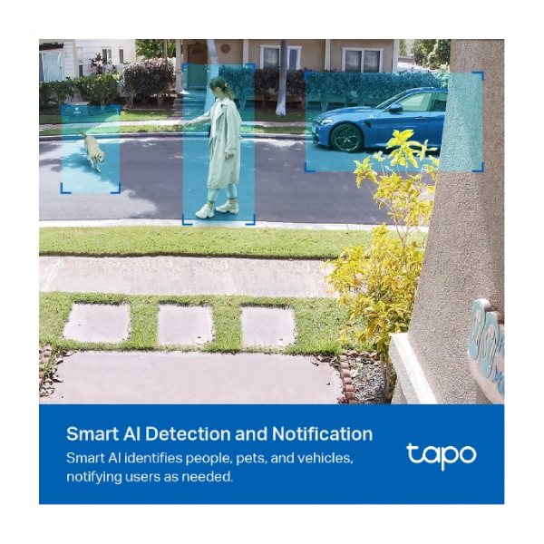 TP-LINK TAPO C420 2K Smart Wi-Fi Κάμερα Εξωτερικού Χώρου με μπαταρία | Tp-link| Image 4
