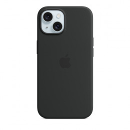 APPLE MT0J3ZM/A Silicone Case for iPhone 15 with MagSafe, Black | Apple