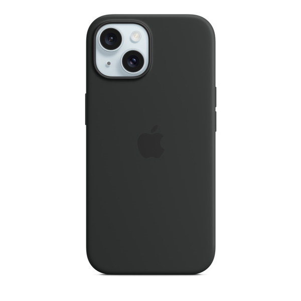 APPLE MT0J3ZM/A Silicone Case for iPhone 15 with MagSafe, Black