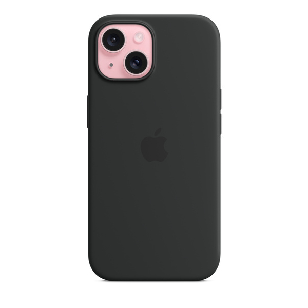 APPLE MT0J3ZM/A Silicone Case for iPhone 15 with MagSafe, Black | Apple| Image 5