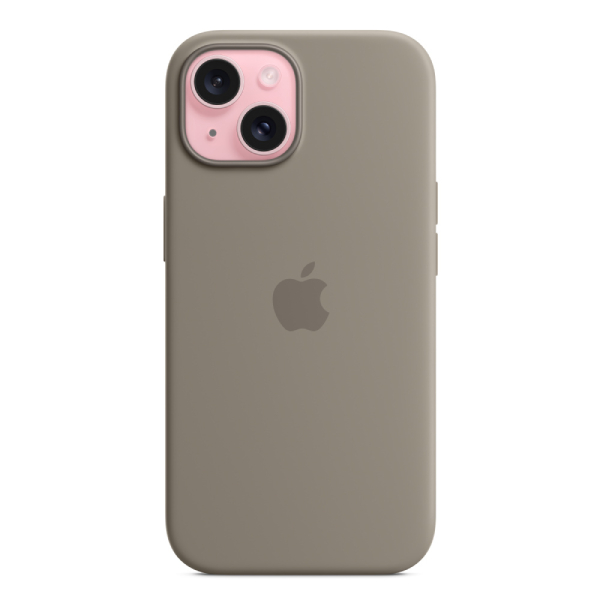 APPLE MT0Q3ZM/A Silicone Case for iPhone 15 with MagSafe, Clay | Apple| Image 2
