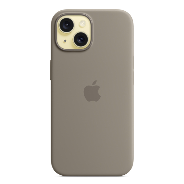 APPLE MT0Q3ZM/A Silicone Case for iPhone 15 with MagSafe, Clay | Apple| Image 3
