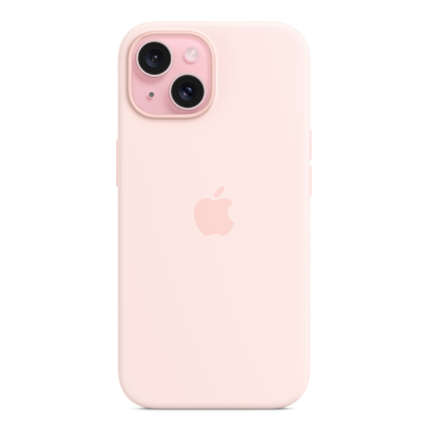 APPLE MT0U3ZM/A Θήκη Σιλικόνης για iPhone 15 με MagSafe, Ροζ | Apple| Image 2