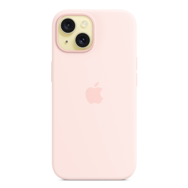 APPLE MT0U3ZM/A Silicone Case for iPhone 15 with MagSafe, Pink | Apple| Image 3