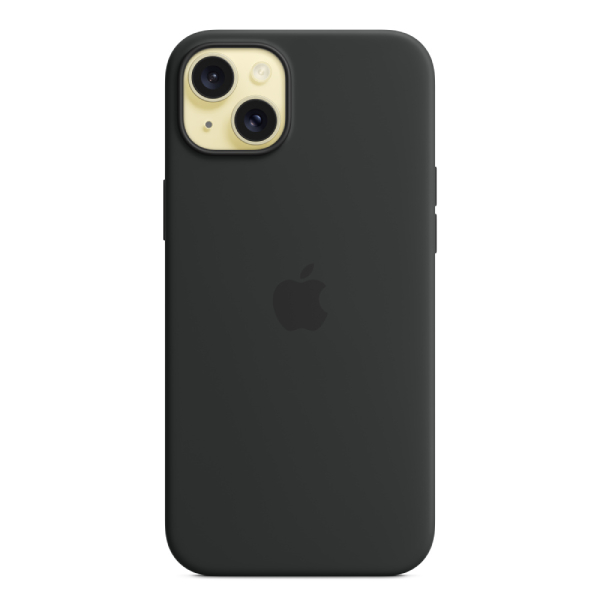APPLE MT103ZM/A Silicone Case for iPhone 15 Plus with MagSafe, Black | Apple| Image 4