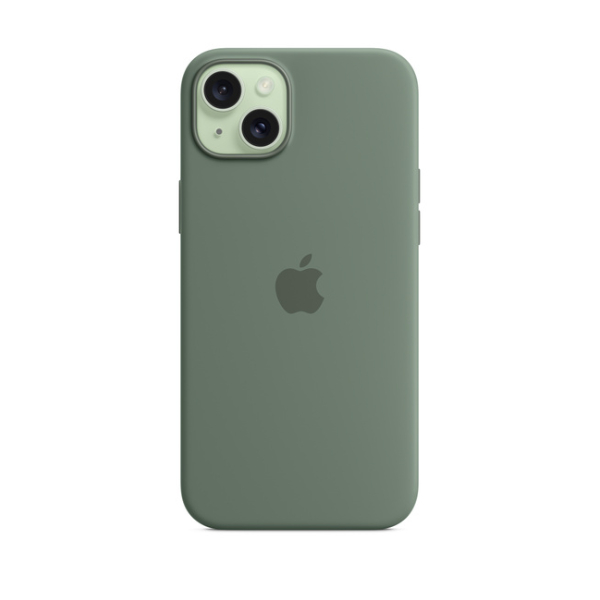 APPLE MT183ZM/A Silicone Case for iPhone 15 Plus with MagSafe, Cypress | Apple| Image 2