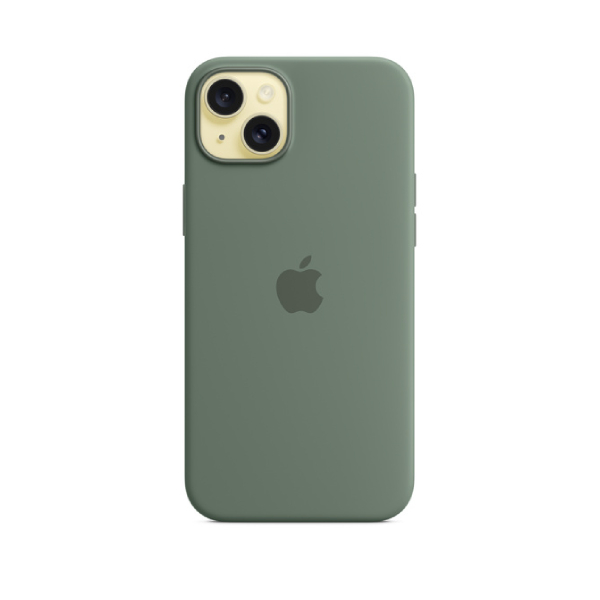 APPLE MT183ZM/A Silicone Case for iPhone 15 Plus with MagSafe, Cypress | Apple| Image 3