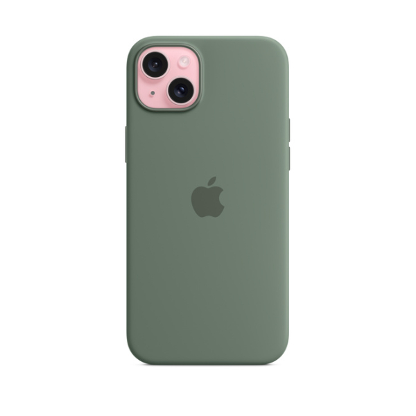 APPLE MT183ZM/A Silicone Case for iPhone 15 Plus with MagSafe, Cypress | Apple| Image 4