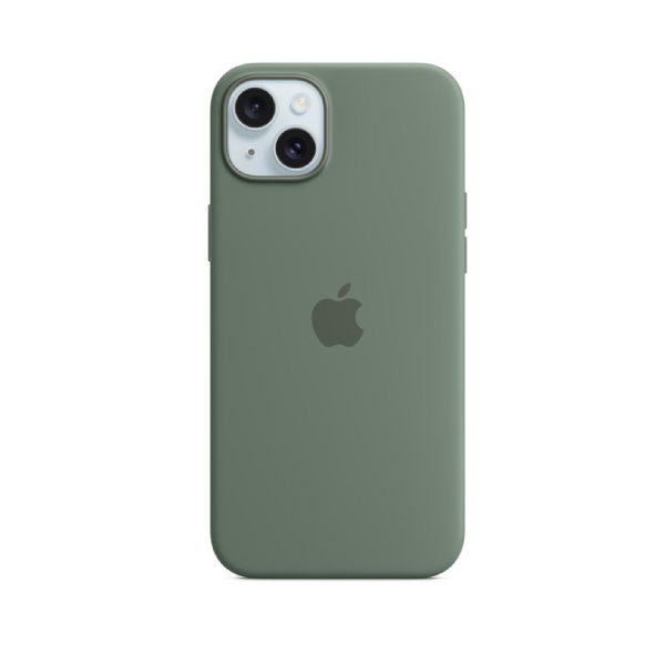 APPLE MT183ZM/A Silicone Case for iPhone 15 Plus with MagSafe, Cypress | Apple| Image 5