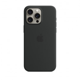 APPLE MT1M3ZM/A Silicone Case for iPhone 15 Pro Max with MagSafe, Black | Apple