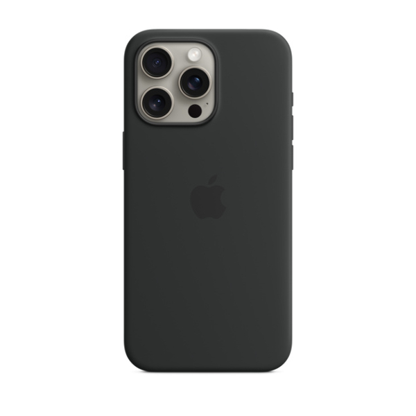 APPLE MT1M3ZM/A Θήκη Σιλικόνης για iPhone 15 Pro Max με MagSafe, Μαύρο