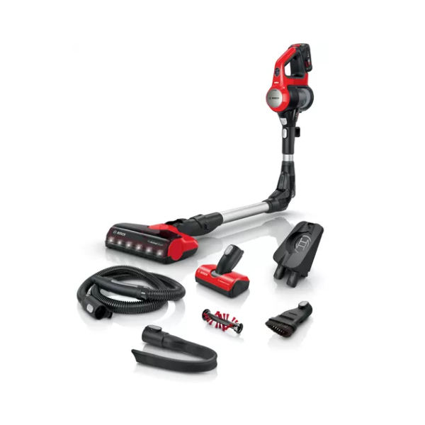 BOSCH BBS711ANM Unlimited 7 ProAnimal Cordless Vacuum Cleaner, Red