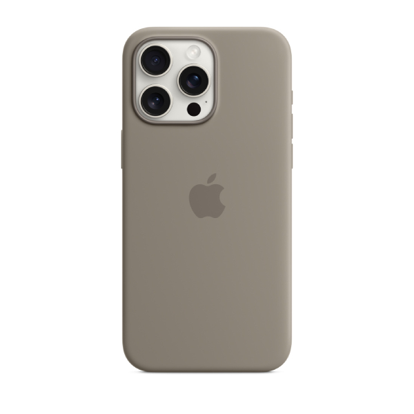 APPLE MT1Q3ZM/A Silicone Case for iPhone 15 Pro Max with MagSafe, Clay | Apple| Image 3
