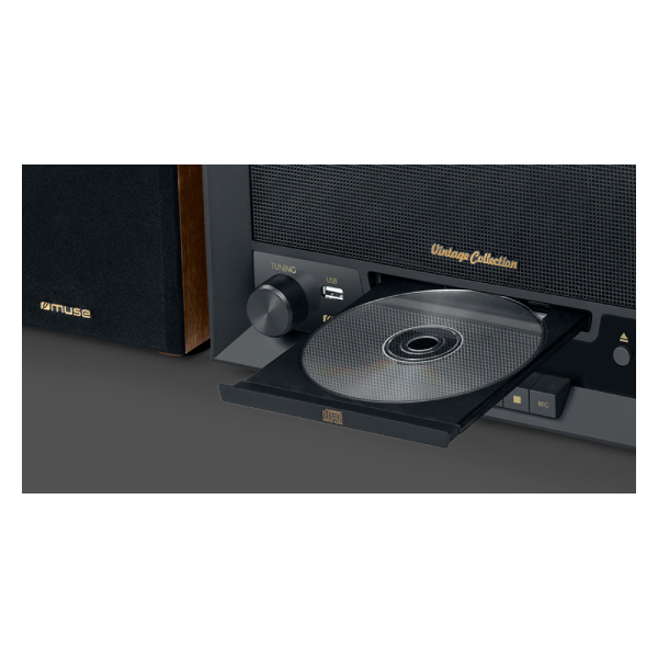 MUSE MT-120 MB Hi-Fi Micro Turntable Sound System with Bluetooth | Muse| Image 3