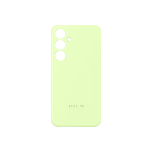 SAMSUNG Silicone Case for Samsung Galaxy S24+ Smartphone, Lime Green