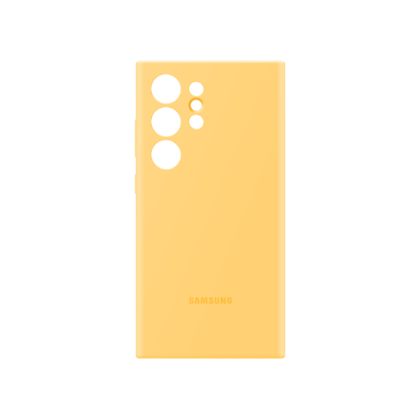 SAMSUNG Θήκη Σιλικόνης για Samsung Galaxy S24 Ultra Smartphone, Κίτρινο