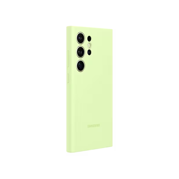 SAMSUNG Silicone Case for Samsung Galaxy S24 Ultra Smartphone, Lime Green | Samsung| Image 3