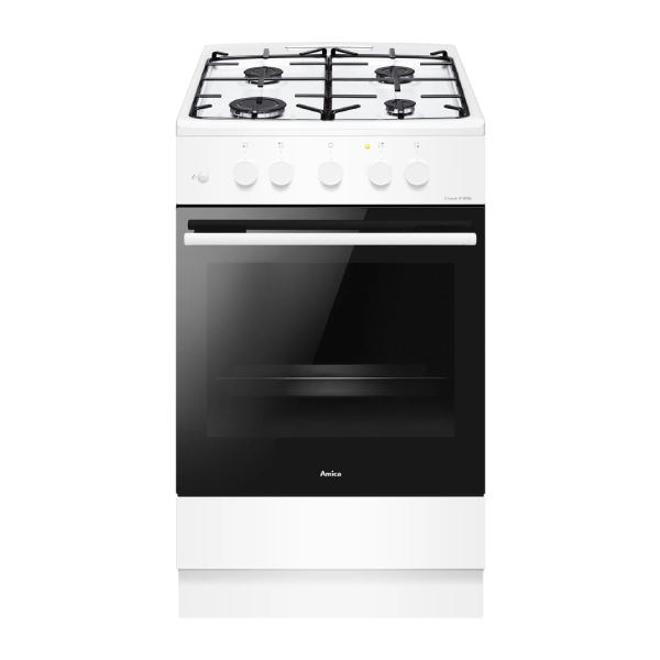 AMICA 5022GG1.23ZOFP(W) Gas Cooker