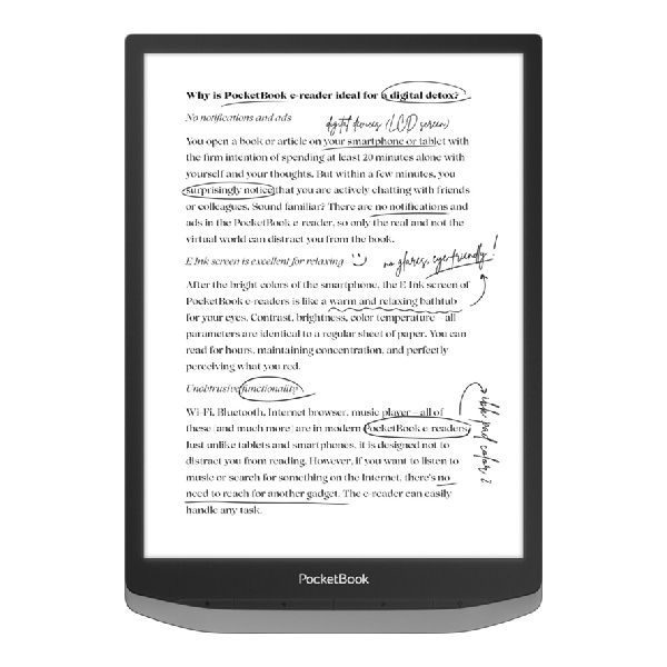 POCKETBOOK PB1040D-M-WW InkPad X Pro E-Book Reader 32GB, Mist Grey | Pocketbook| Image 2