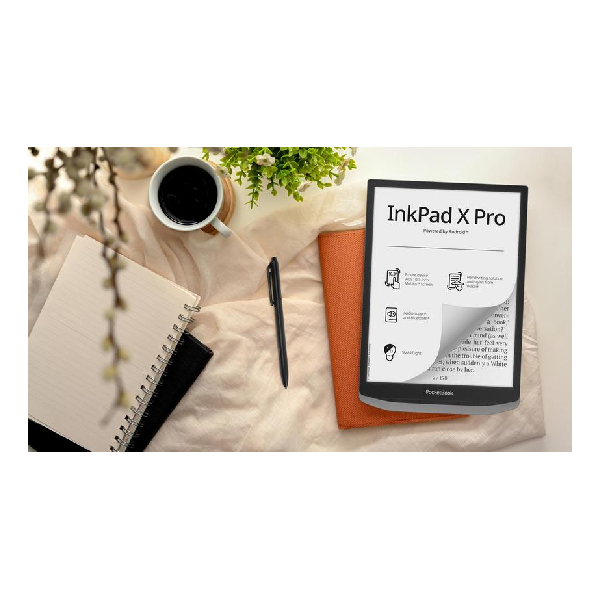 POCKETBOOK PB1040D-M-WW InkPad X Pro E-Book Reader 32GB, Γκρίζο Mist | Pocketbook| Image 3