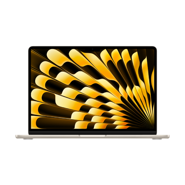 APPLE MXCU3GR/A MacBook Air M3 Φορητός Υπολογιστής, 13.6'', Starlight