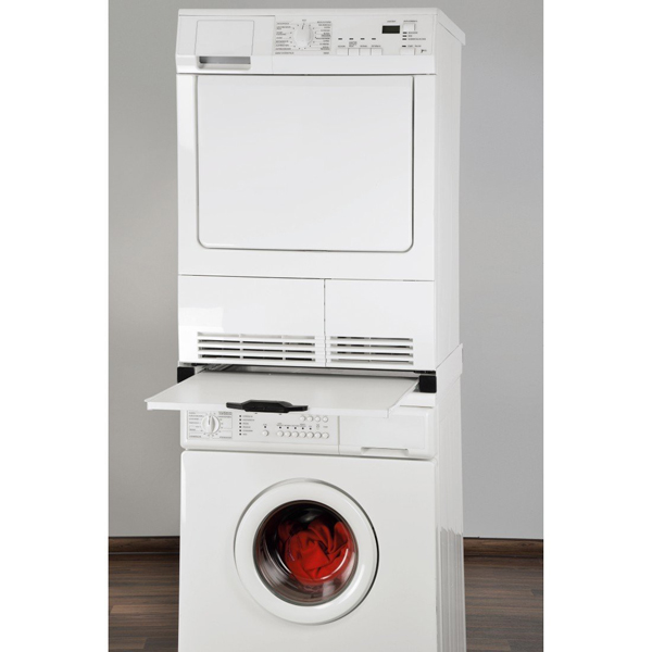 XAVAX 111363 Stacking Kit for Washing Machines/Dryers with Sliding Self, White | Xavax| Image 2