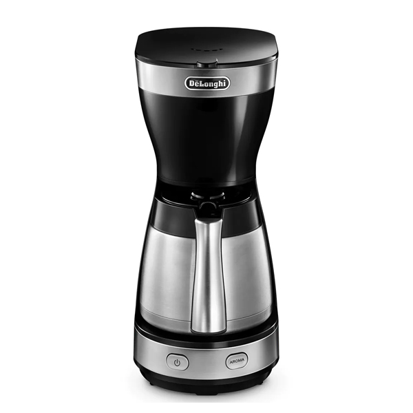 DELONGHI ICM16710  Filter Coffee Machine, Black / Silver
