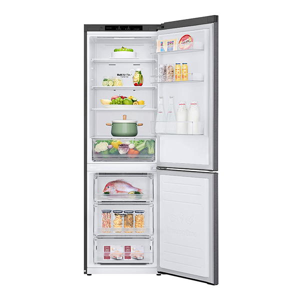 LG GBP31DSLZN Combi Refrigerator with Inverter, 186 x 60 cm, 373 lt | Lg| Image 2