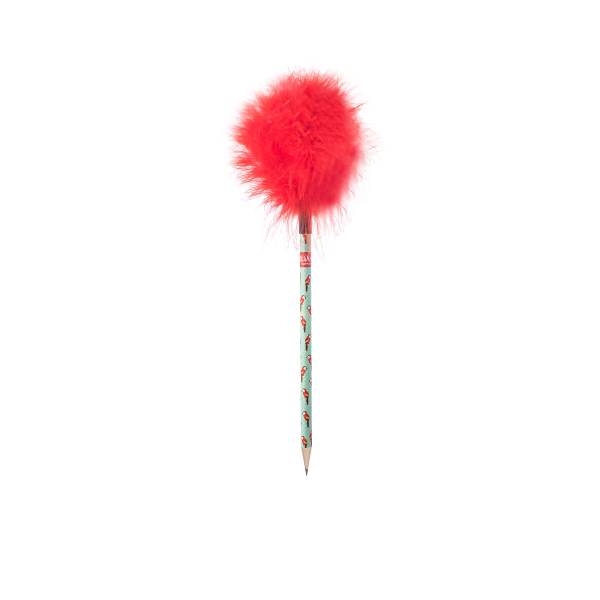 LEGAMI Pencil with Red Feathers