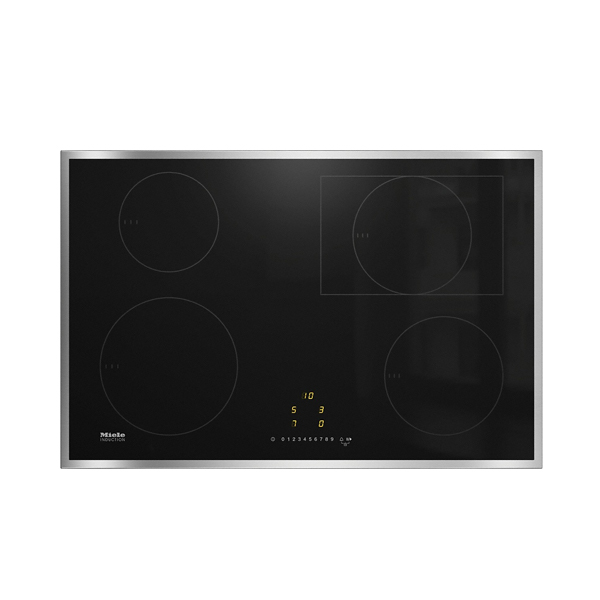 MIELE KM7210 FR Induction Hob with with Cooking/extended Zone, Stainless Steel