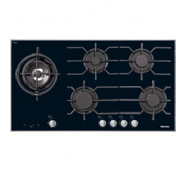 MIELE KM 3054 -1 Gas Ηob with Εlectronic Functions, Black Glass | Miele