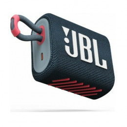 JBL Go 3 Portable Bluetooth Waterproof Speaker, Blue-Pink | Jbl