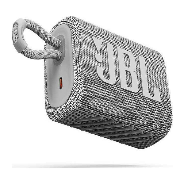 JBL GO 3 Φορητό Bluetooth Αδιάβροχο Ηχείο, Άσπρo