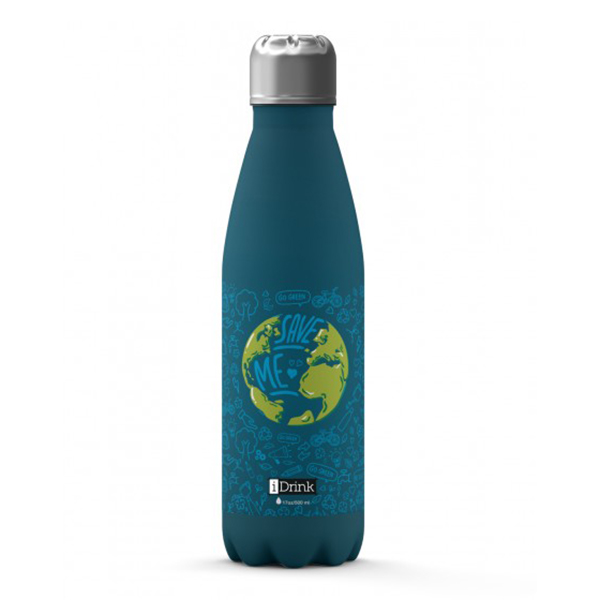 i-Drink ID0033 World Water Bottle