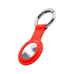 APPLE Silicone Key Ring for AirTag, Red | Cellular-line
