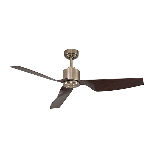 LUCCI AIR 80210526 Climate II Ceiling Fan with Remote Control, Brown