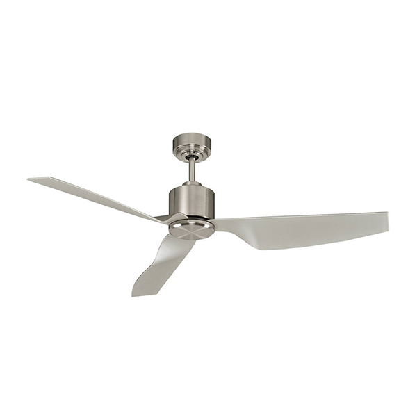 LUCCI AIR 80210525 Climate II Ceiling Fan with Remote Control, Silver | Lucci-air