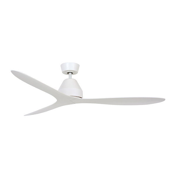 LUCCI AIR 80213040 Whitehaven Ceiling Fan with Remote Control, White