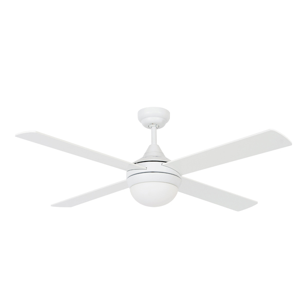 LUCCI AIR 80212961 Airlie II Eco Ceiling Fan with Remote Control, White