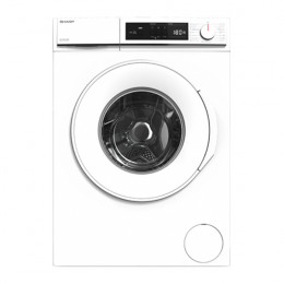 SHARP ESNFA8121WDEE Washing Machine 8kg, White | Sharp