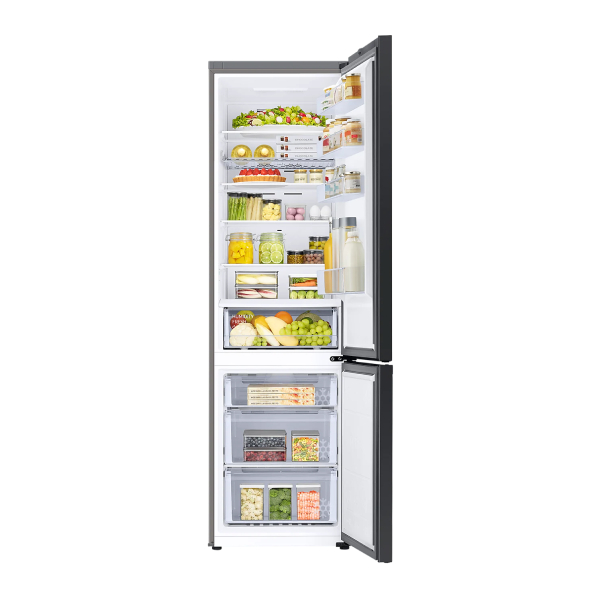 SAMSUNG RB38A6B2E22/EF Bespoke Refrigerator with Bottom Freezer, Black | Samsung| Image 3
