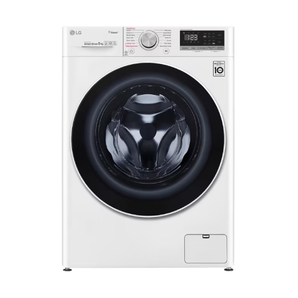 LG F4WV508S0E Washing Machine 8kg, White