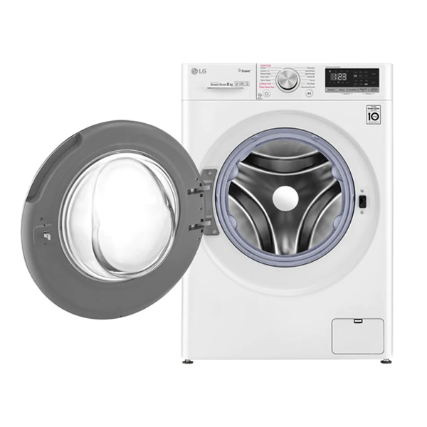 LG F4WV508S0E Washing Machine 8kg, White | Lg| Image 2