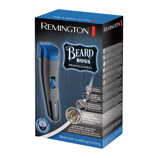 REMINGTON MB4132 Hair Trimmer, Black/Blue | Remington| Image 2