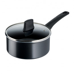 TEFAL C27824 Generous Cook Pot with Lid 20 cm, Black | Tefal