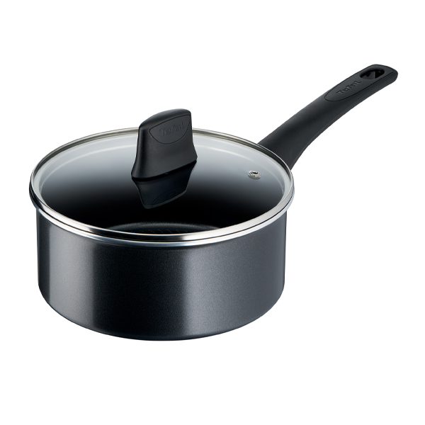 TEFAL C27824 Generous Cook Pot with Lid 20 cm, Black