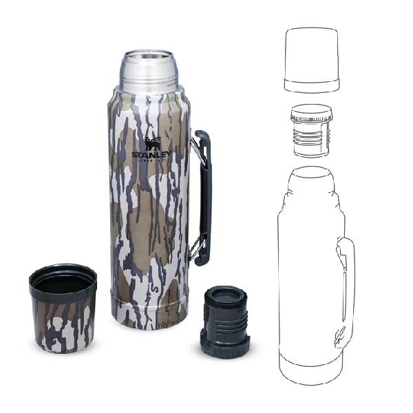 STANLEY ST10-08266-053 Legendary Travel Thermos, Mossy Oak | Stanley| Image 3